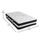 Flash Furniture 12" Twin Mattress, 14" Bed frame & 3" Topper Set XU-BD10-12PSM2M35-T-GG - alternate 10